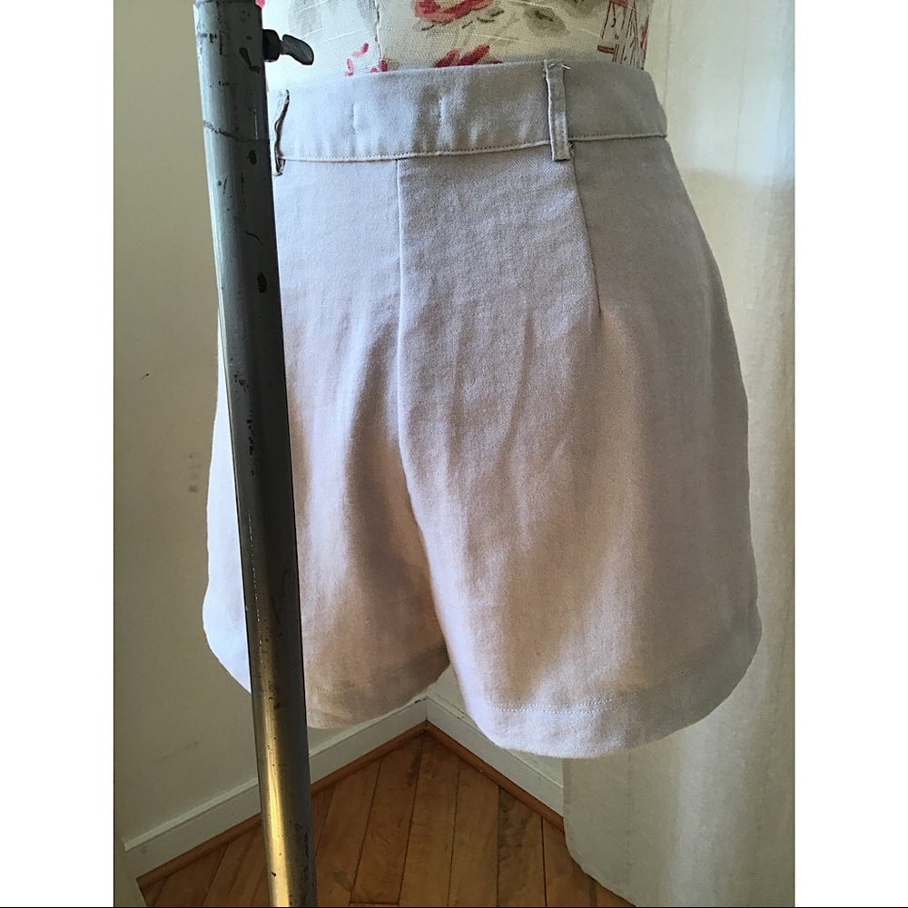 Button Fly High Rise Shorts - Picture 4 of 7